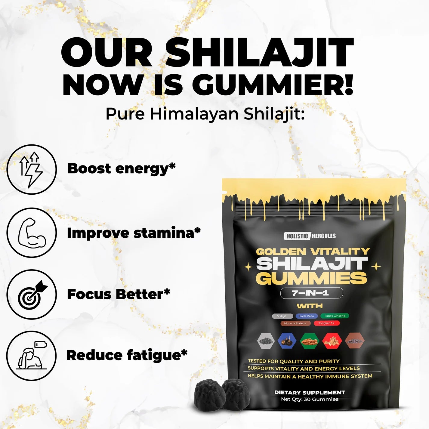 Organic Daily Shilajit Gummies